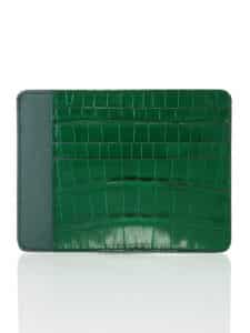 CNI Cardholder british green alligator