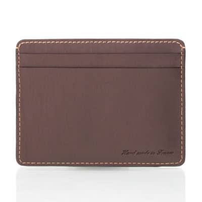 business card holder brown crocodile