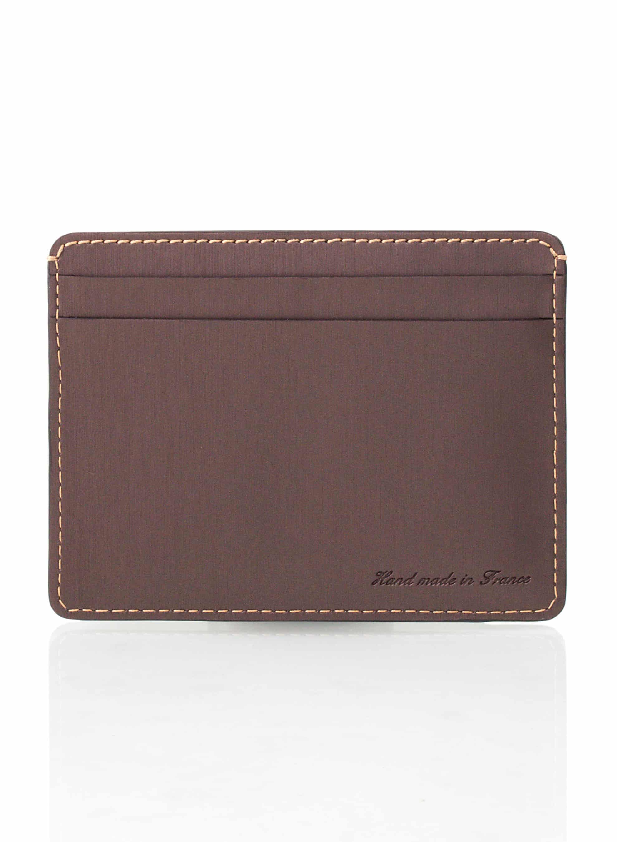 business card holder brown crocodile