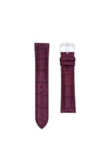 Watch strap alligator 3.5 burgundy