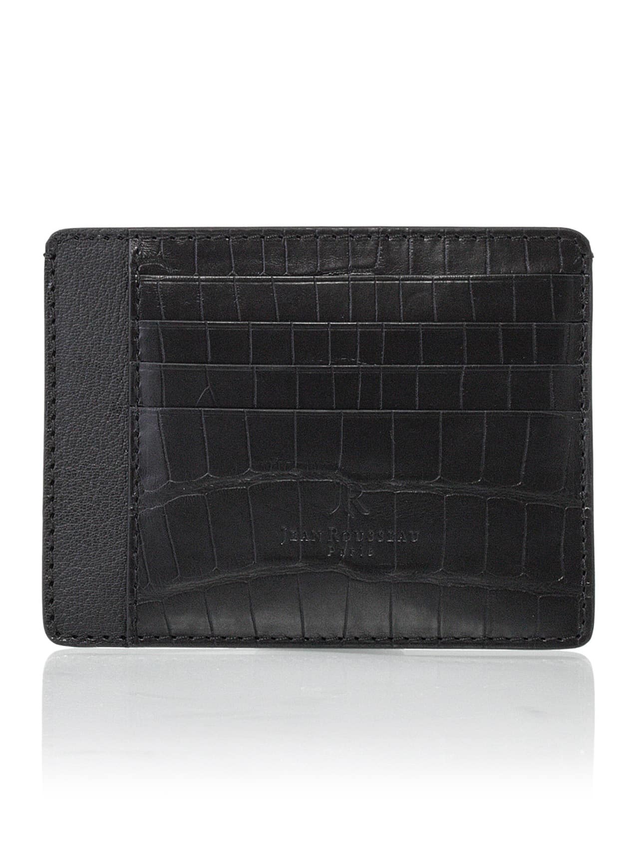 card holder leather men black