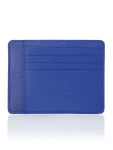 CNI Cardholder blue king embossed calf