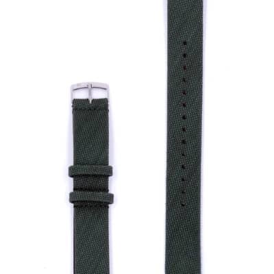 Nato watch strap cordura dark green men