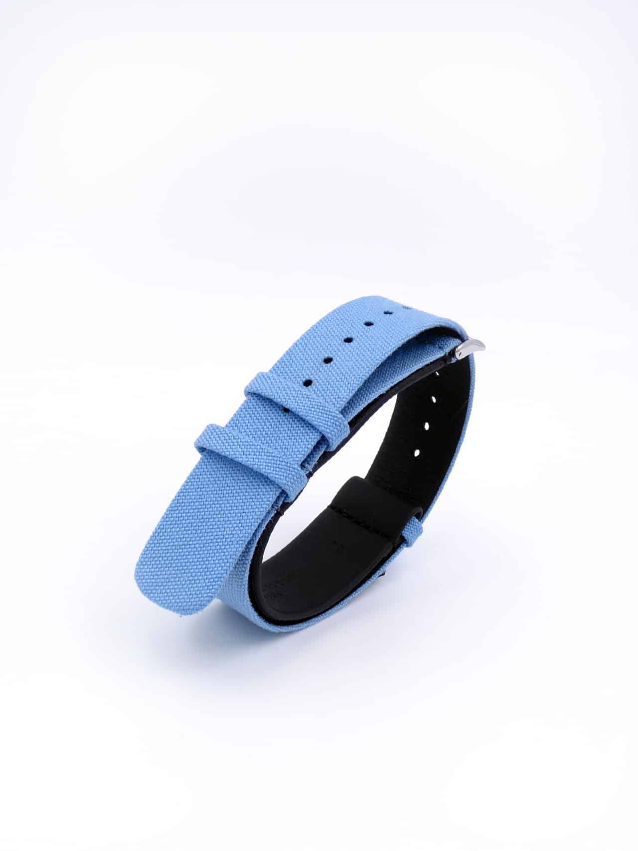 Nato watch strap cordura sky blue women