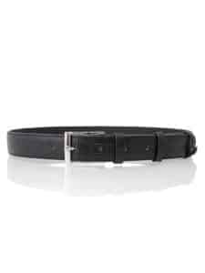 Classic Belt Black Semi matte alligator