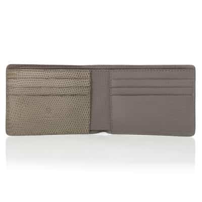 “Hipster” Wallet khaki lizard