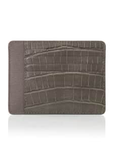 Porte-cartes CNI Alligator Olive