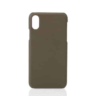 Iphone case kaki leather
