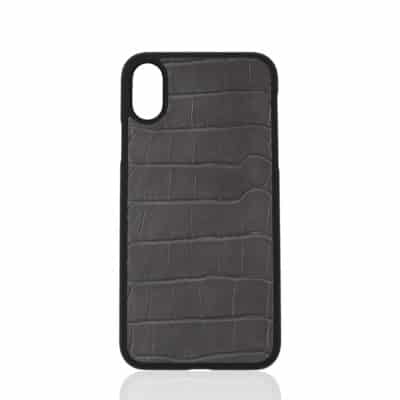 iphone case apple black crocodile