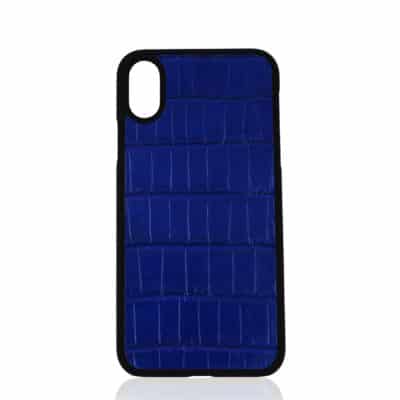 iphone case XS crocodile blue