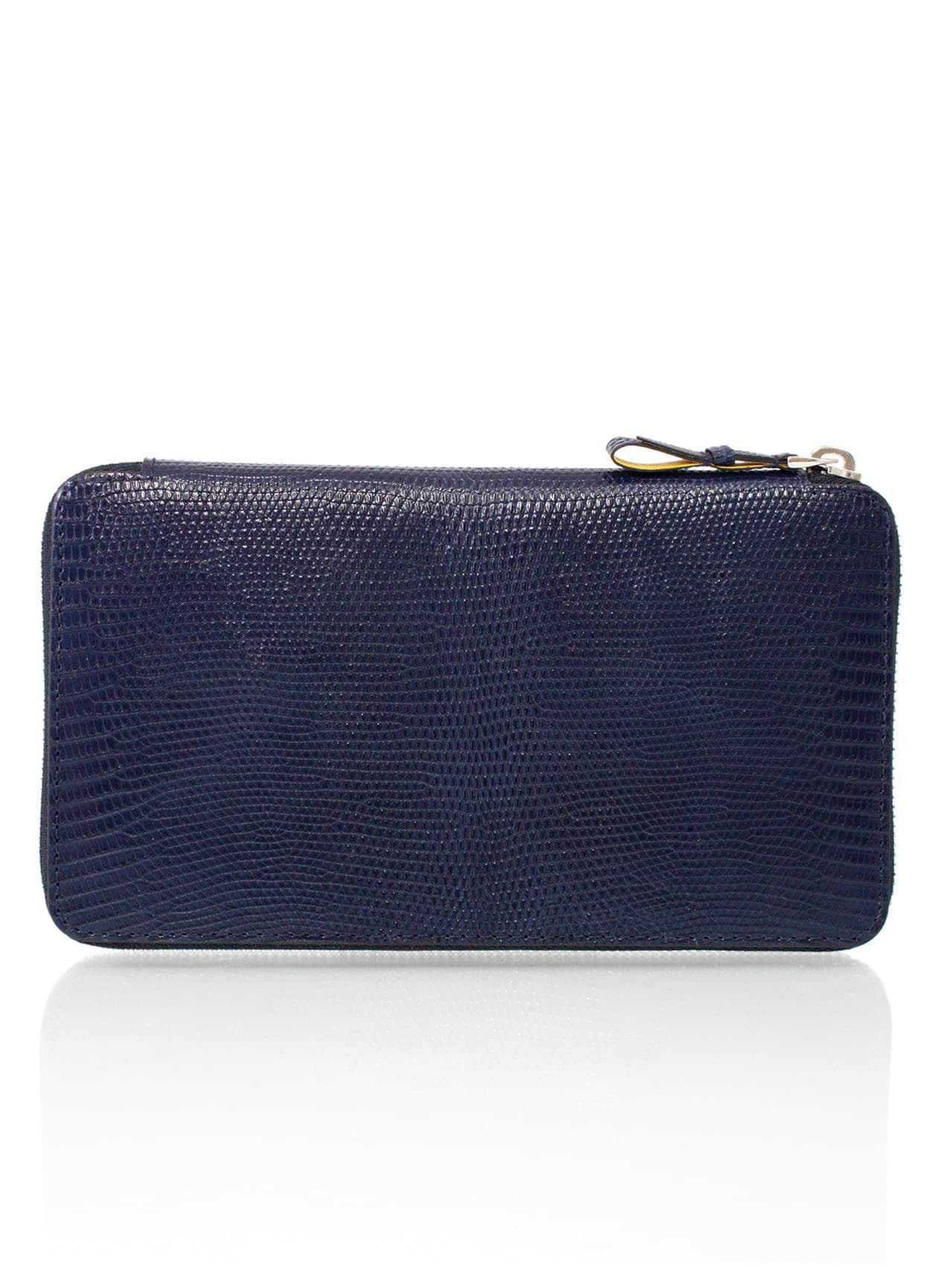 leather goods wallet big larg blue