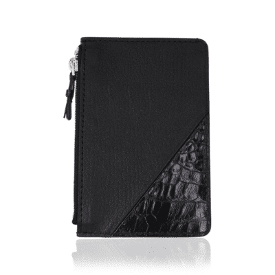 Easy wallet mix alligator black