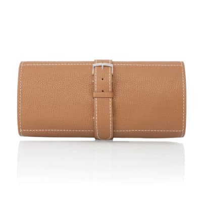 watch roll brown calf