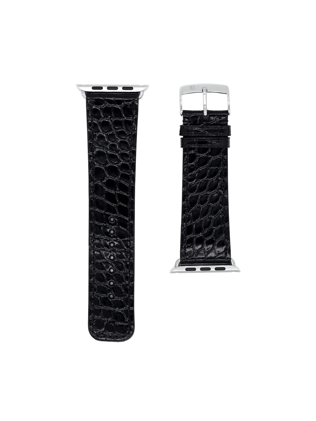 apple watch strap alligator black