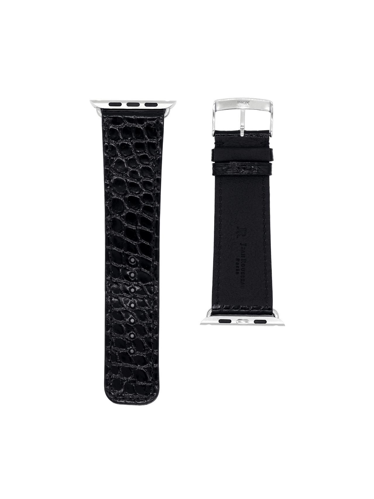 apple watch strap alligator black
