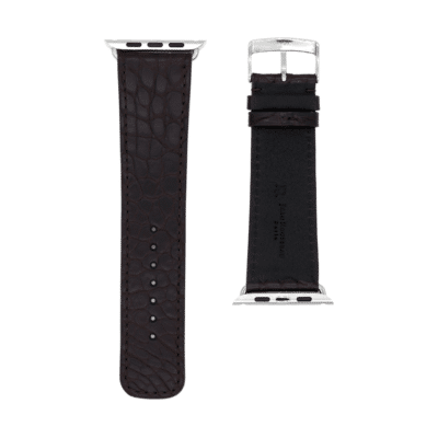 <span class="cat_name">Harrods Watch strap</span><br><span class="material_name">Semi matte alligator</span><br><span class="color_name">Truffle</span>