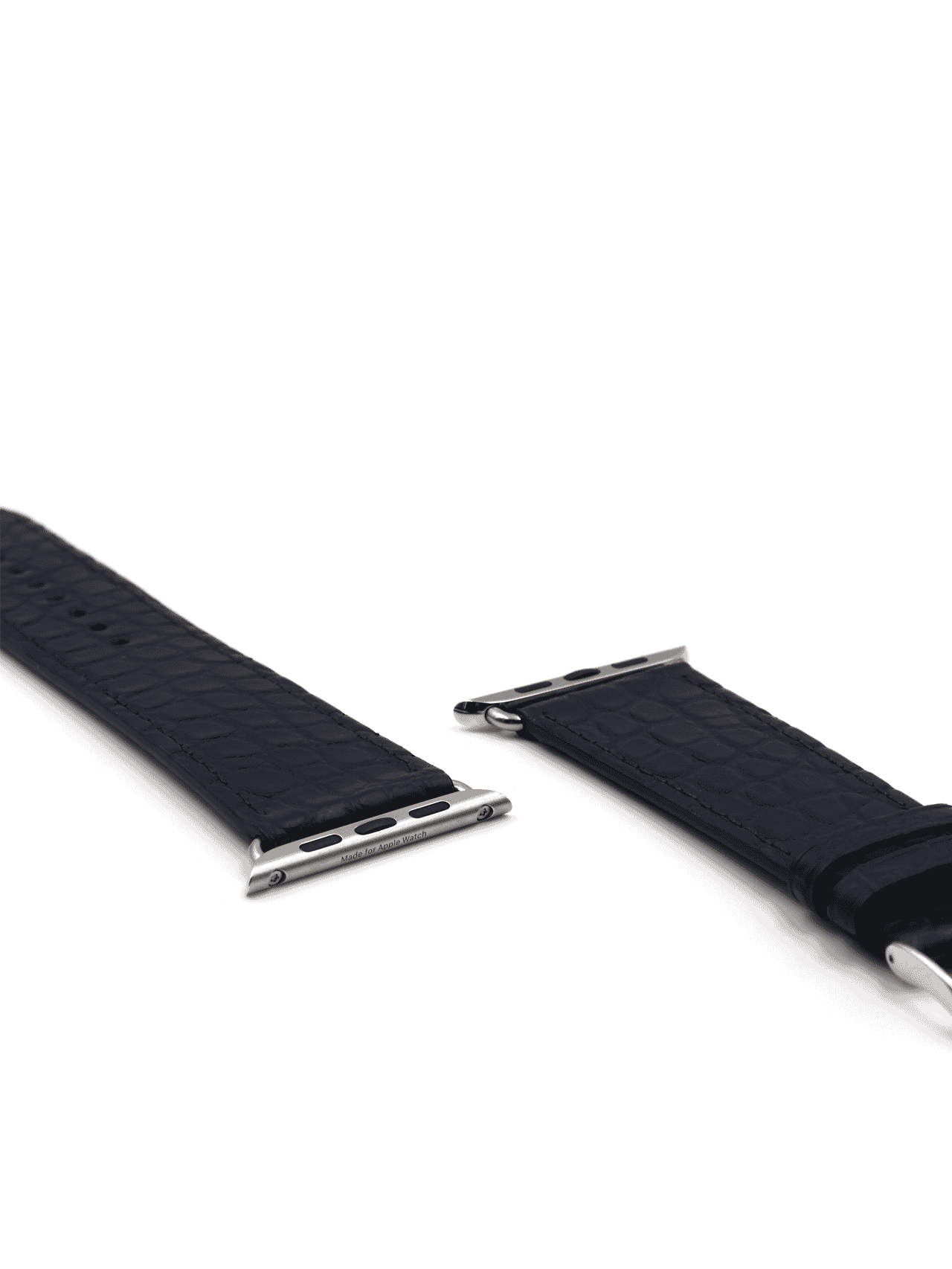 Apple watch strap blue alligator