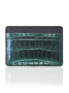 "Essentiel" Slim Cardholder chameleon collection alligator