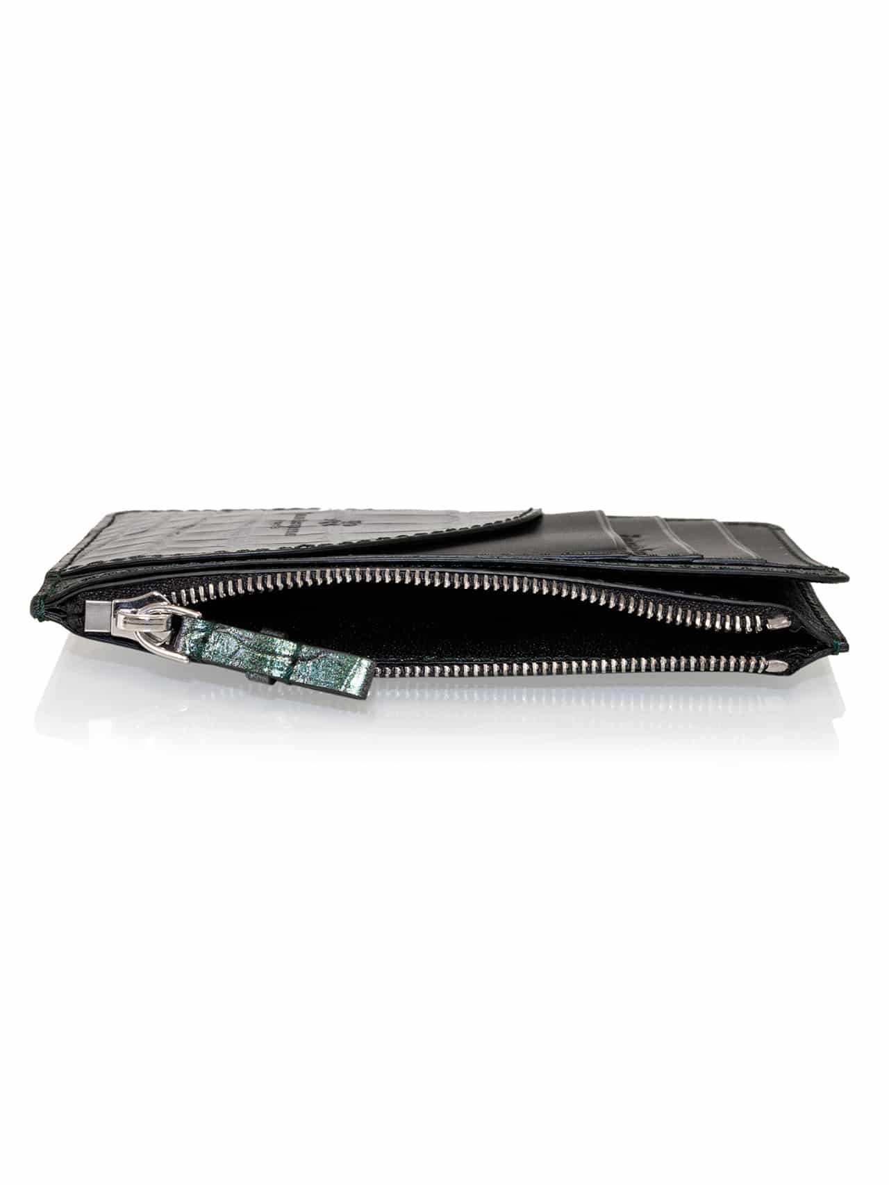 card holder alligator