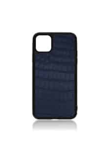 iPhone 11 Pro case blue alligator