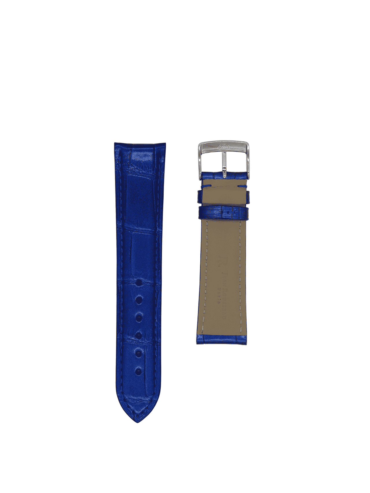 watch strap crocodile blue jean rousseau