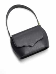 Sam handbag black embossed calf