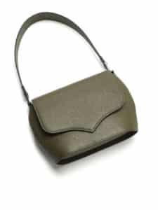 Sam handbag khaki embossed calf