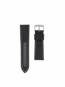 Compass strap yellow stitching