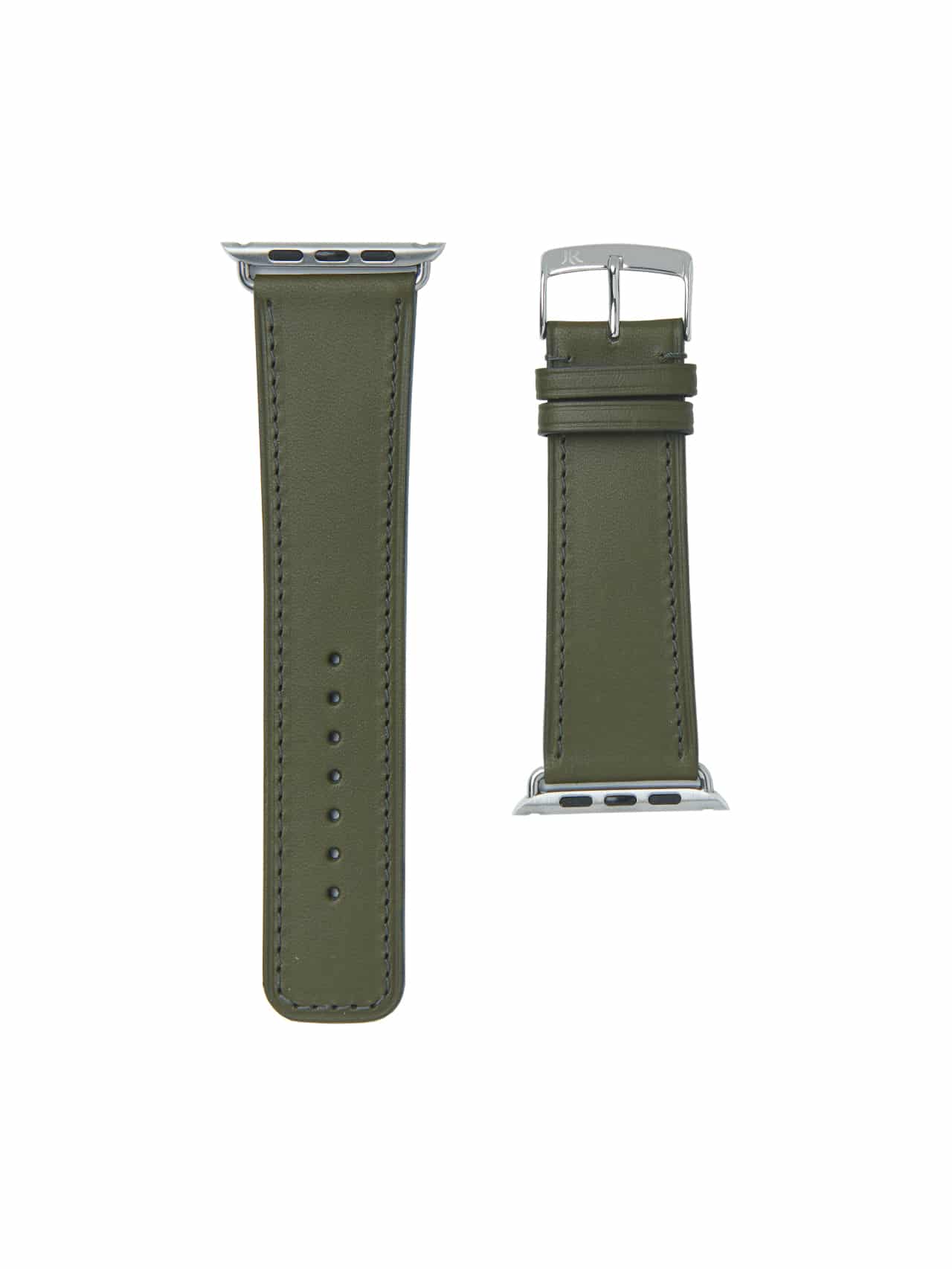 Classic Apple watch band calf Khaki men