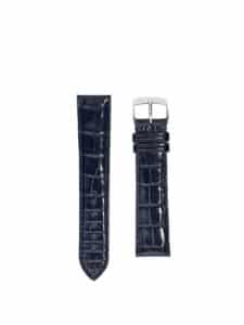 Watch strap alligator 3.5 navy