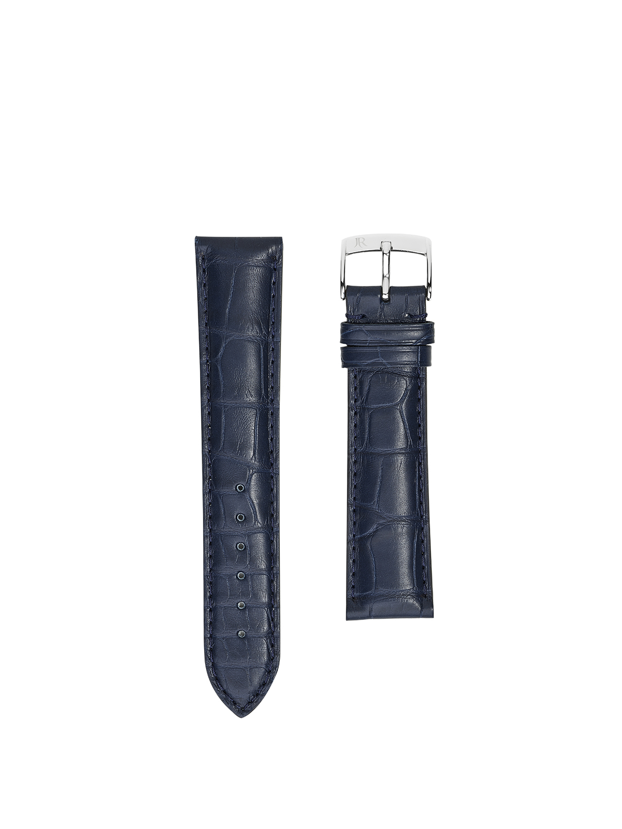 jean rousseau watch strap crocodile blue