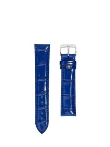 Watch strap alligator 3.5 electric blue