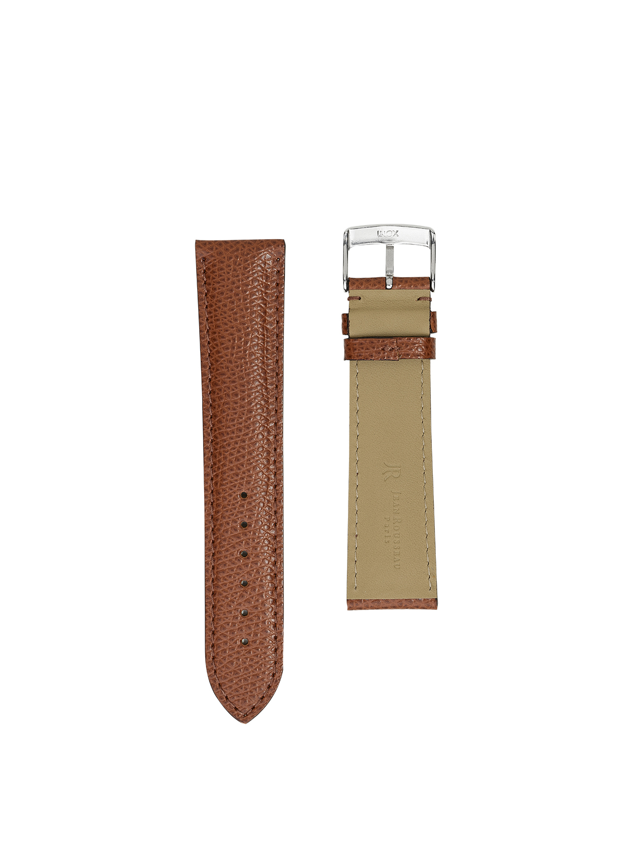 watch strap crocodile jean rousseau brown