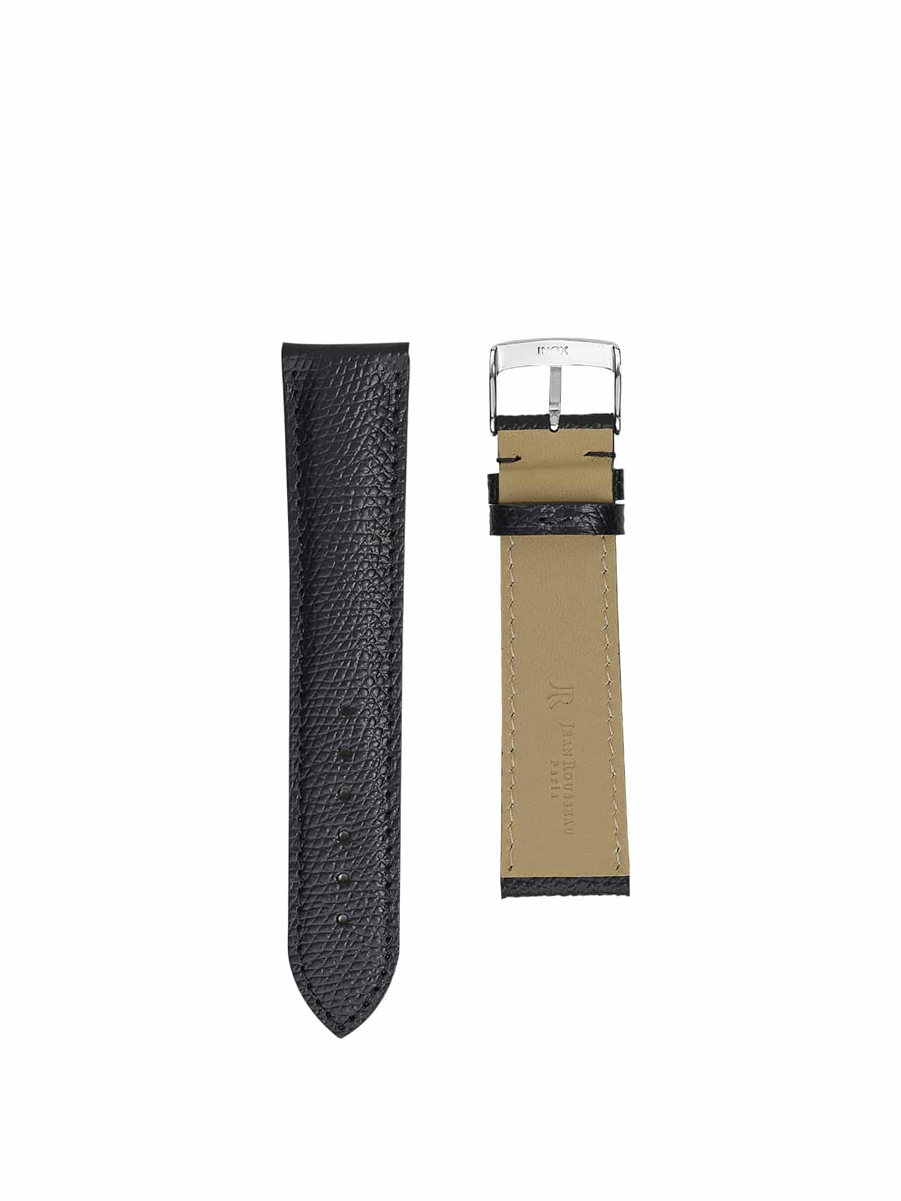 watch strap crocodile jean rousseau black