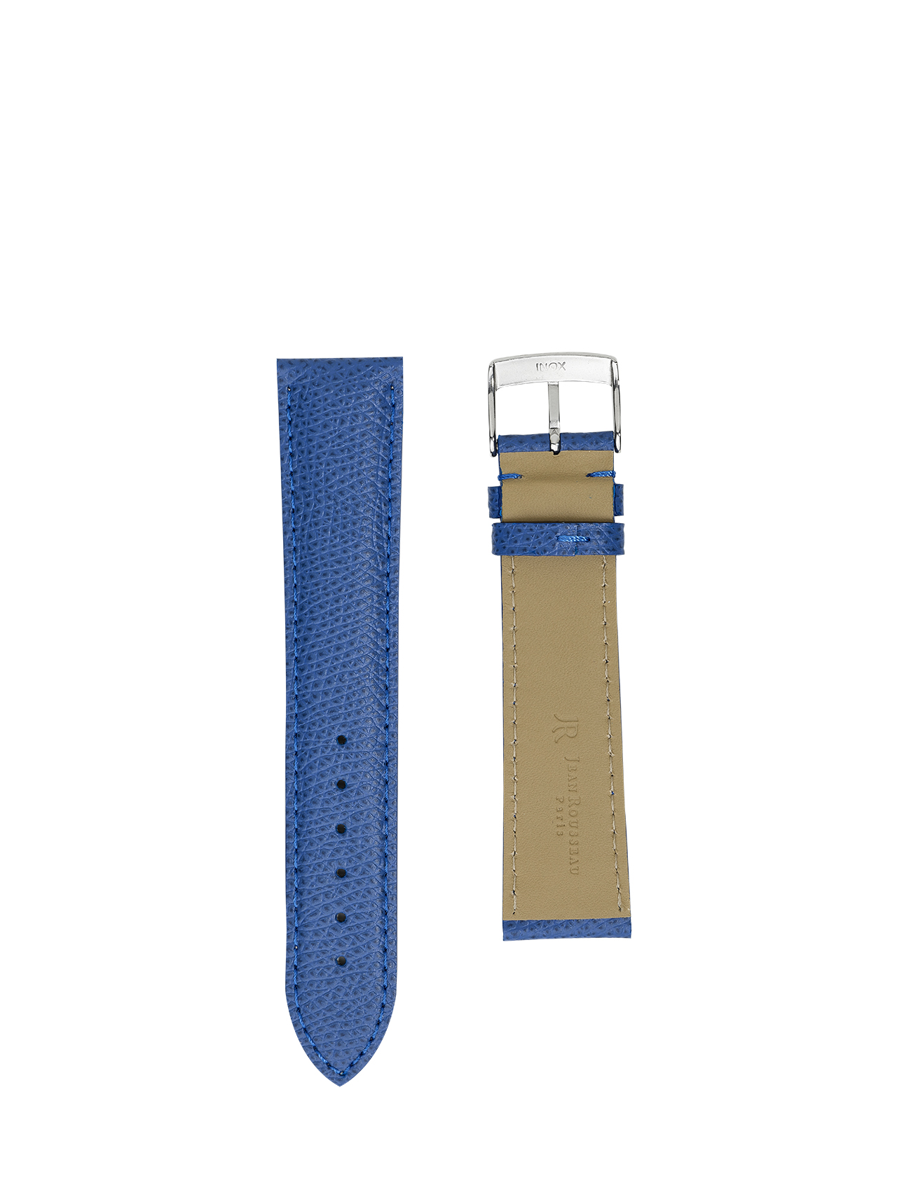 watch strap crocodile jean rousseau blue