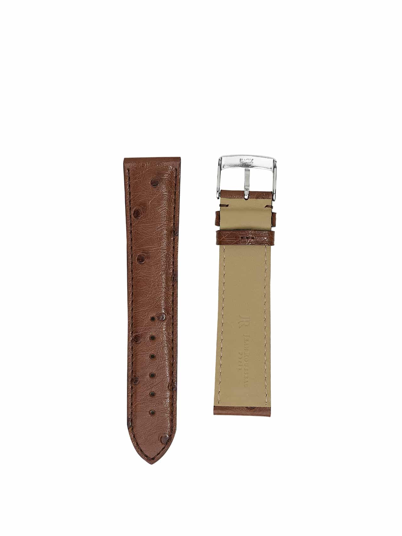 watch strap crocodile ostrich brown