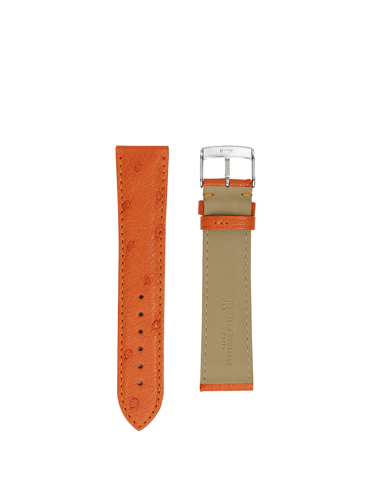 watch strap crocodile ostrich orange