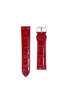 Watch strap alligator 3.5 cherry