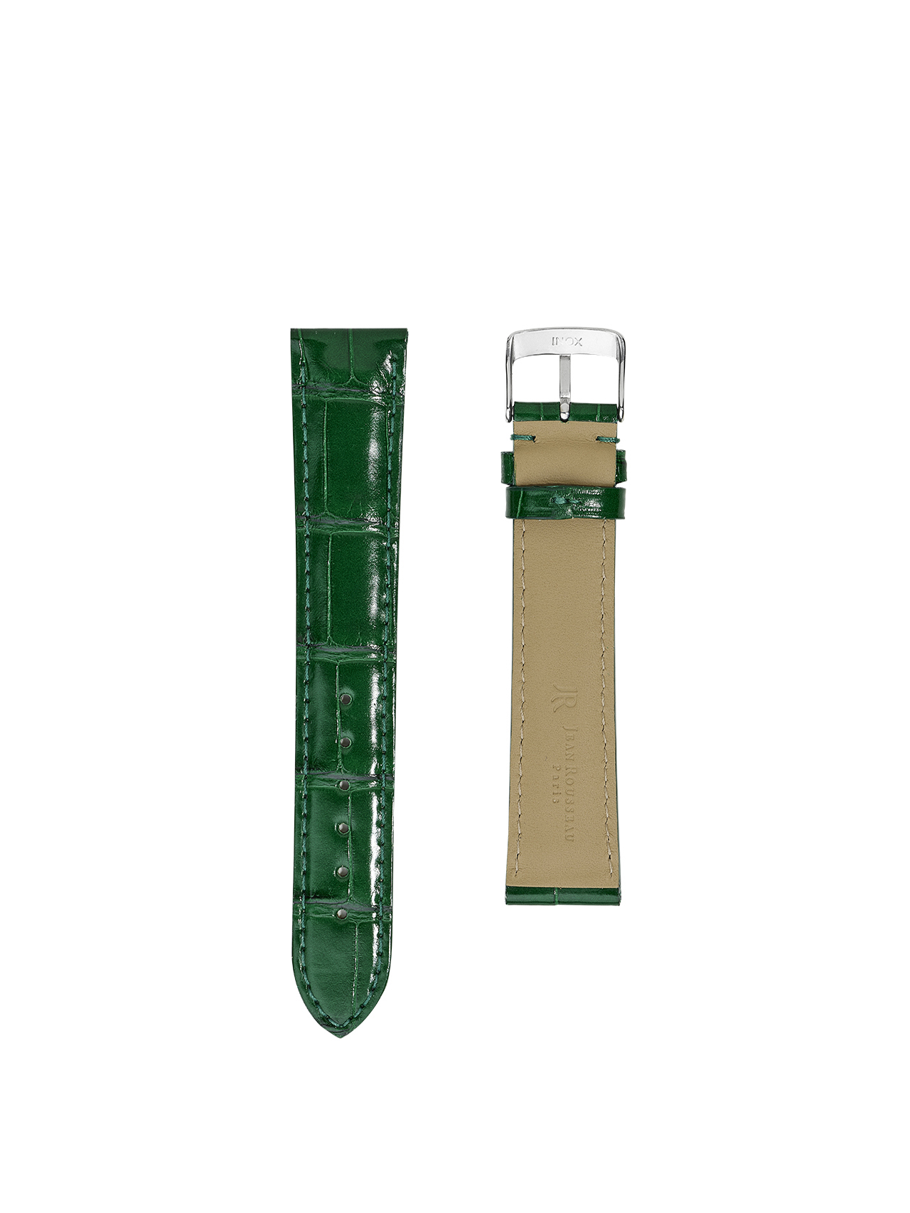 jean rousseau watch strap green