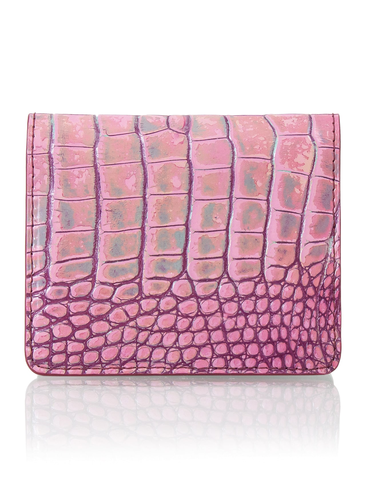 jean rousseau pink blue wallet card holder