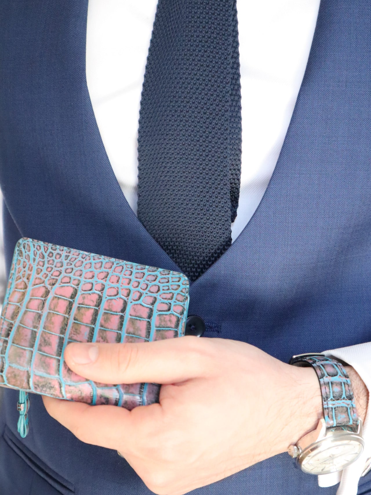 Alligator mini wallet