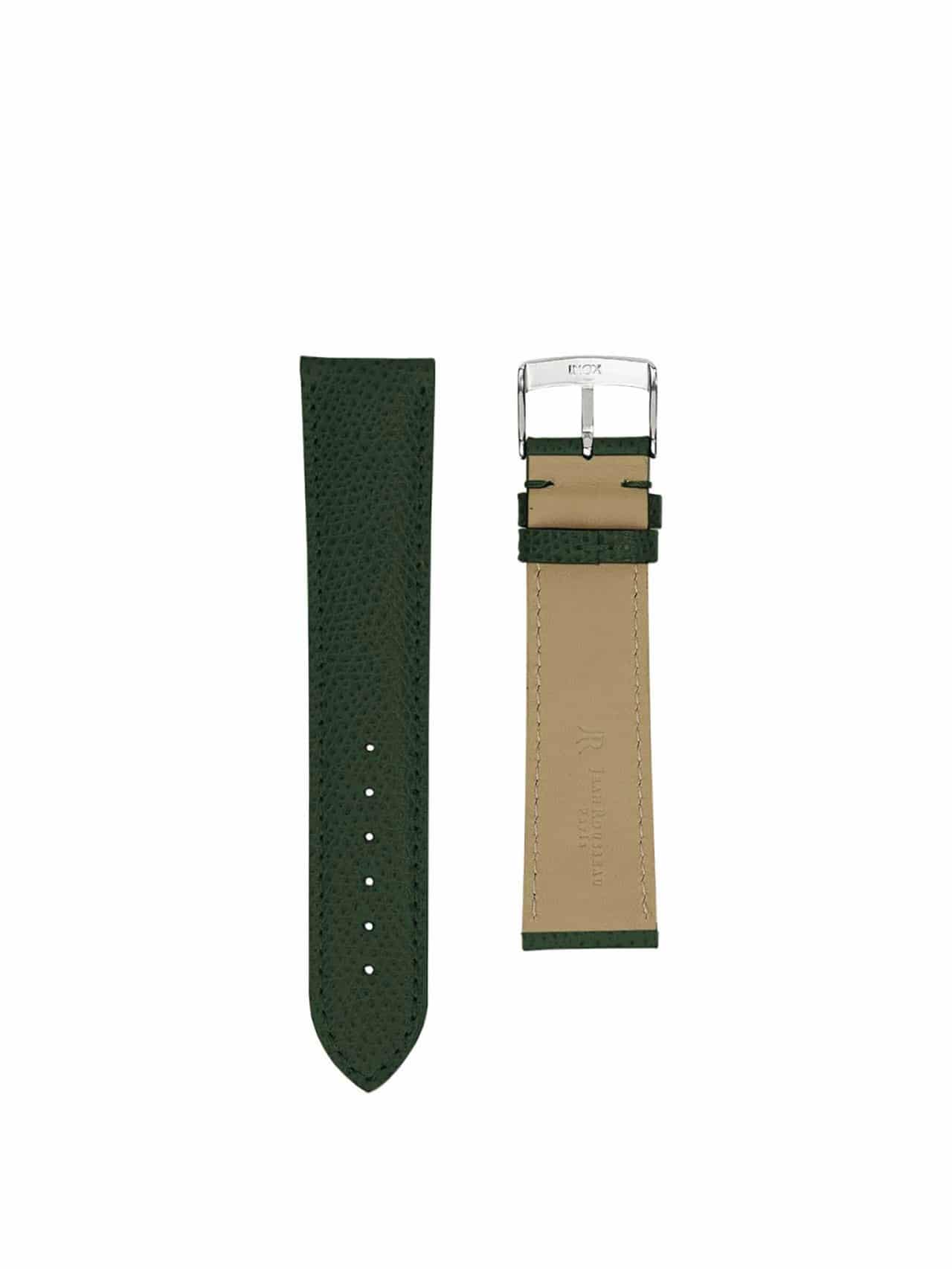 watch strap crocodile jean rousseau green