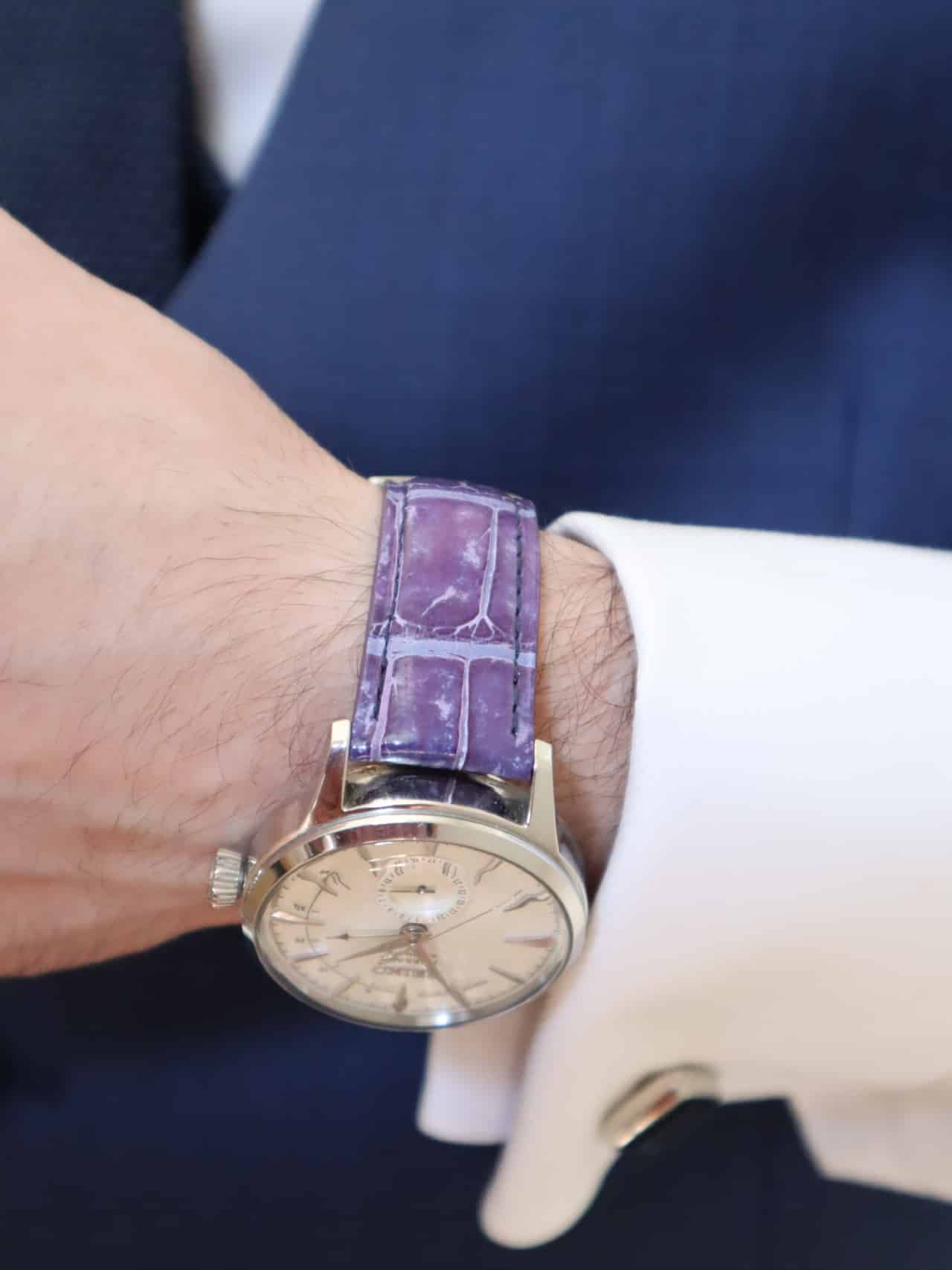 Alligator watch strap