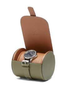 Watch roll veg tan calf khaki