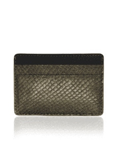 "Essentiel" Slim Cardholder Metallic Salmon