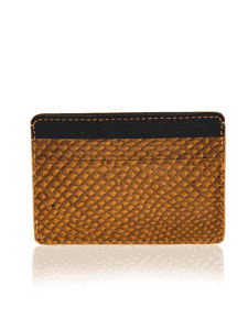 "Essentiel" Slim Cardholder Salmon mustard