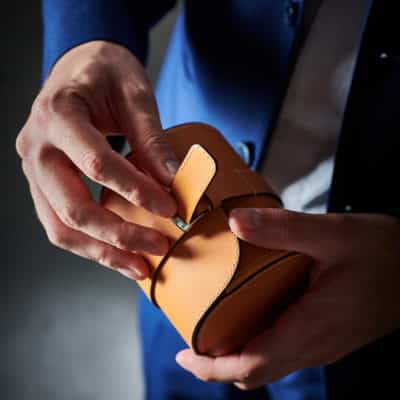 Watch roll vegetal calf