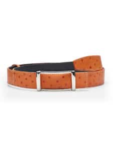 Reversible Belt Ostrich orange