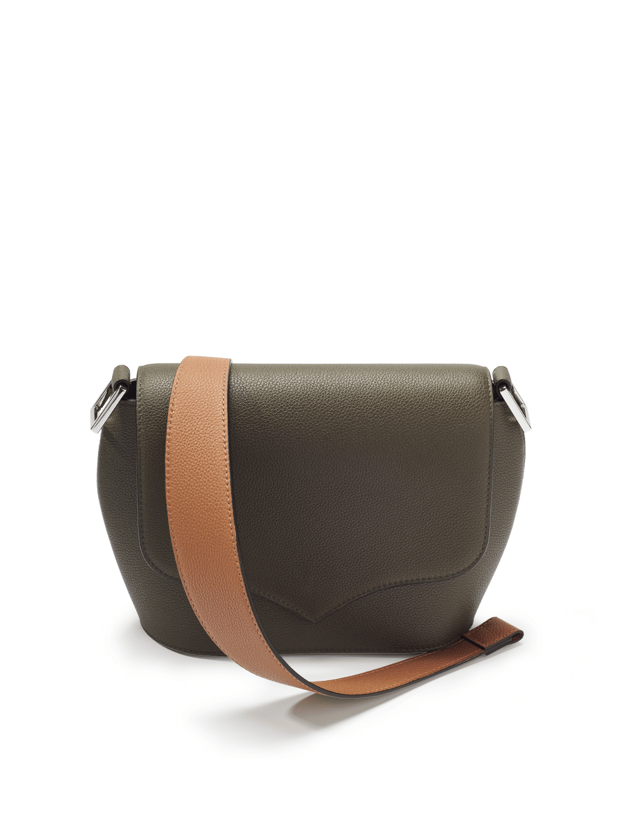 bag leather jean rousseau brown green