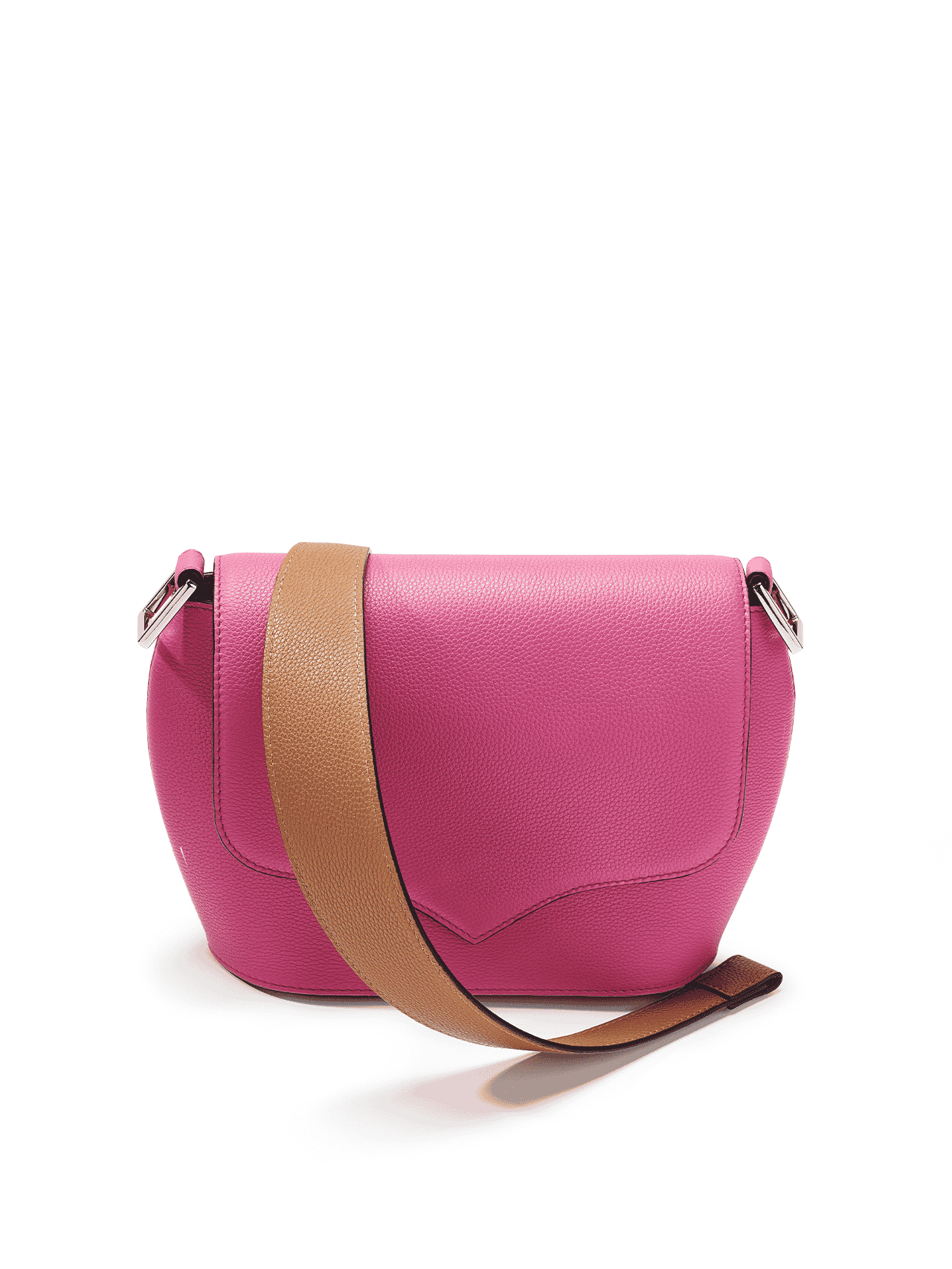 bag leather jean rousseau brown pink